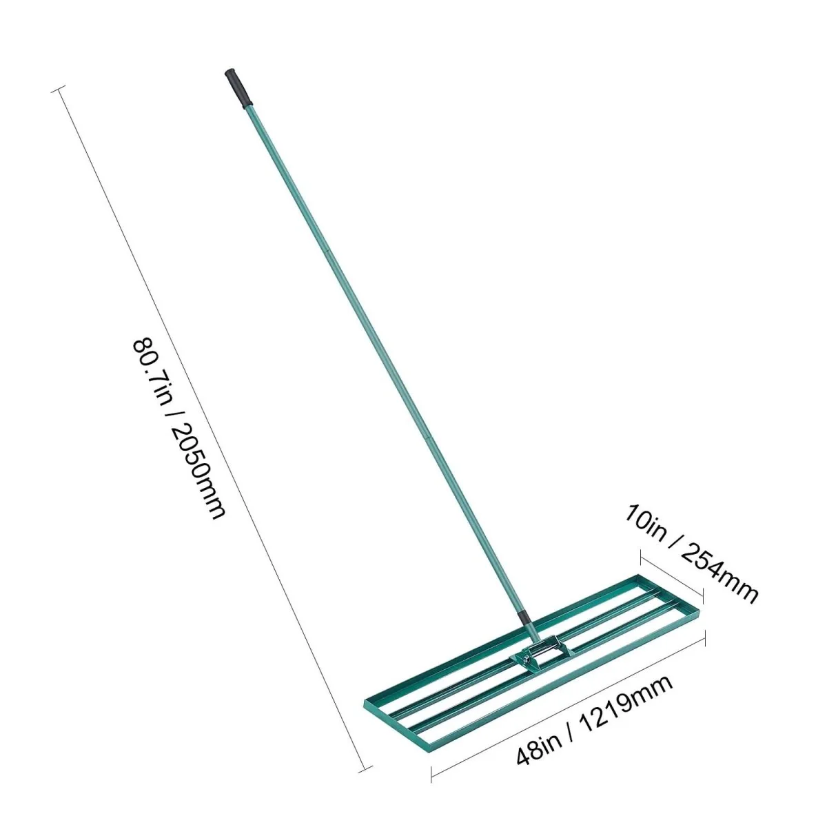 LevelPro TerraRake - Robust lawn rake with extra long handle - Image 12