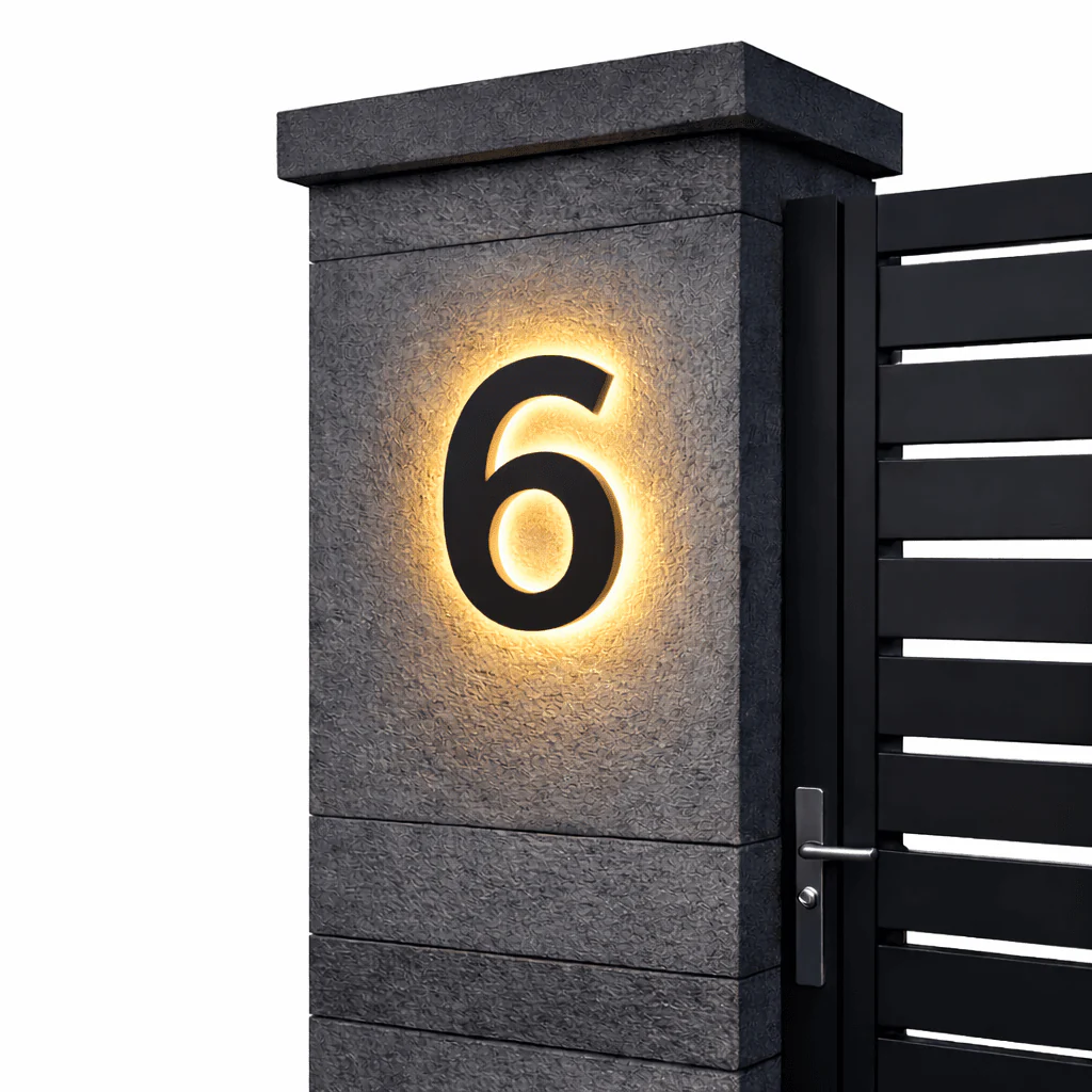 LICHTZEICHEN – Individually Customizable LED House Numbers for Modern Homes - Image 10