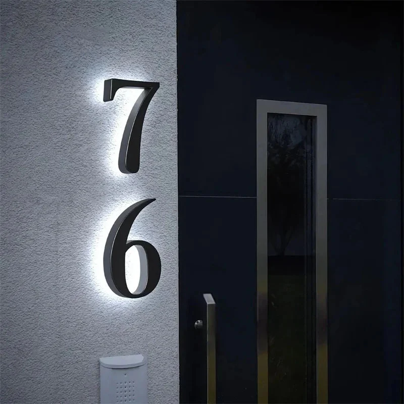 LICHTZEICHEN – Individually Customizable LED House Numbers for Modern Homes - Image 6