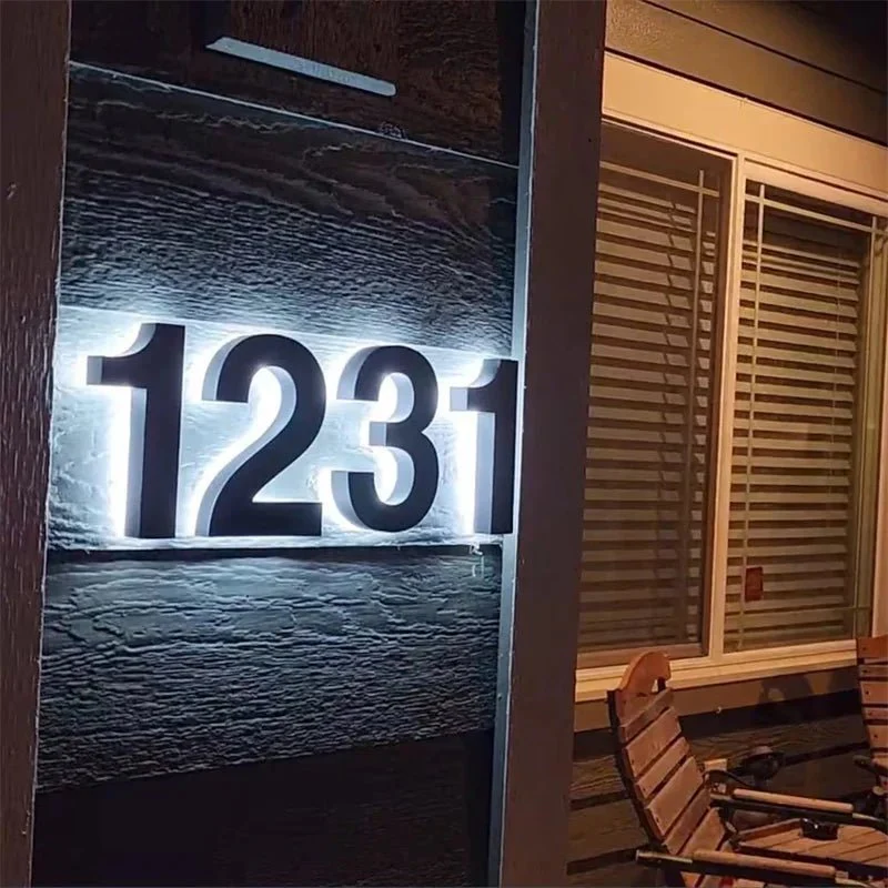 LICHTZEICHEN – Individually Customizable LED House Numbers for Modern Homes - Image 7