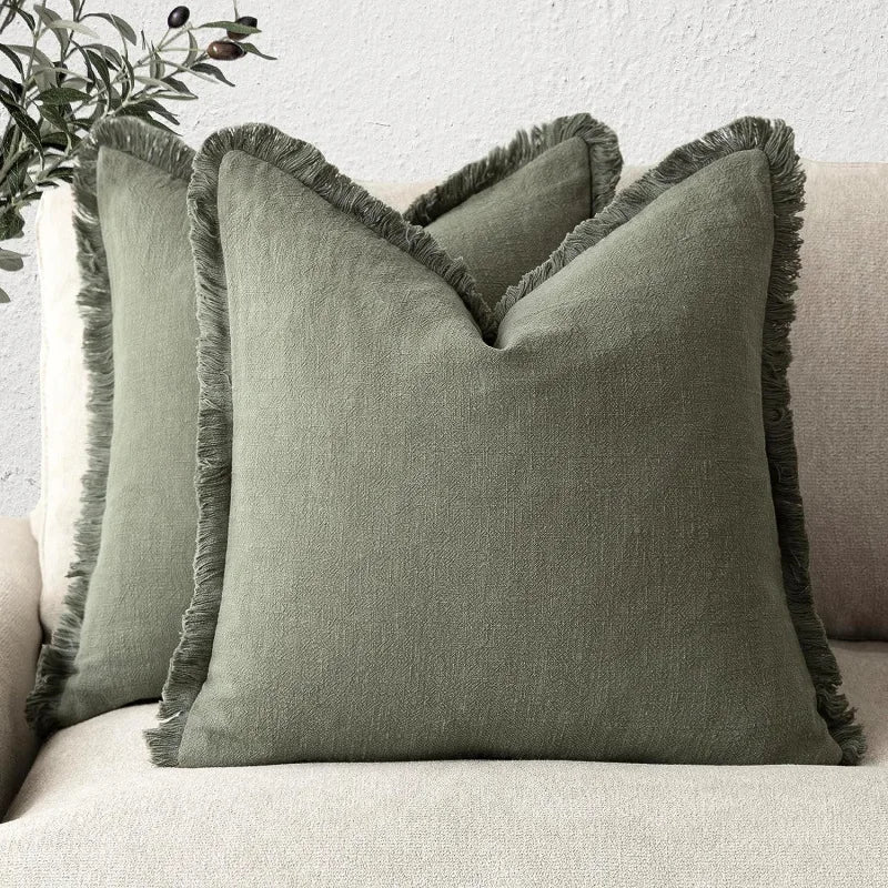 LINENCHIC – Elegant pillow covers made of cotton-linen for stylish decoration