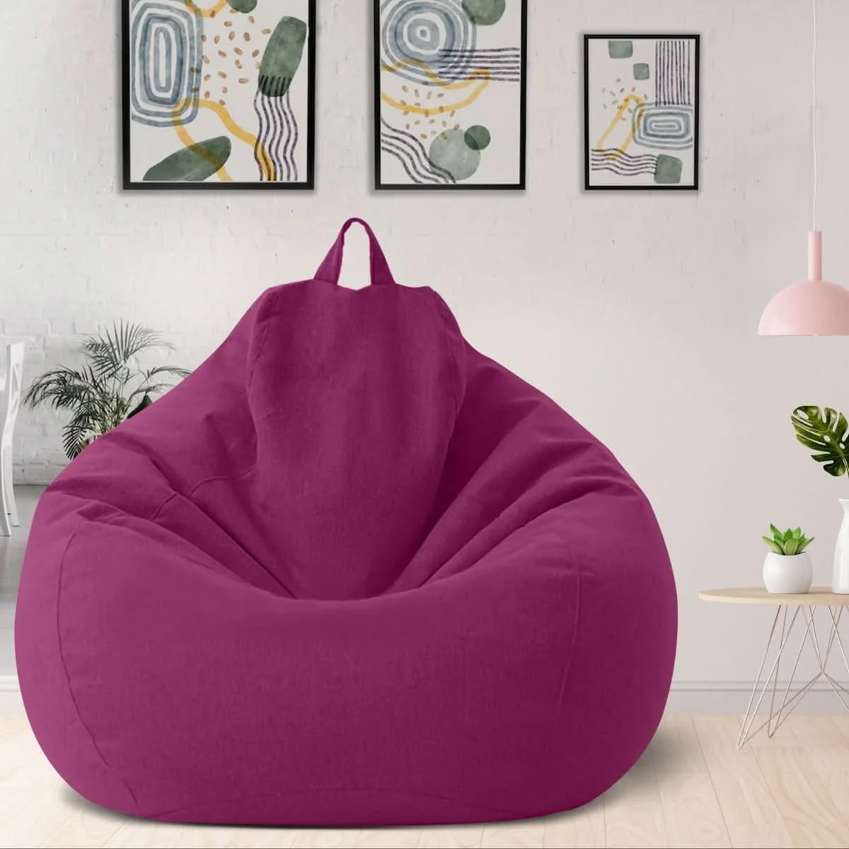 LinenLounge – Luxurious Linen Bean Bag Set with Filling - Image 16