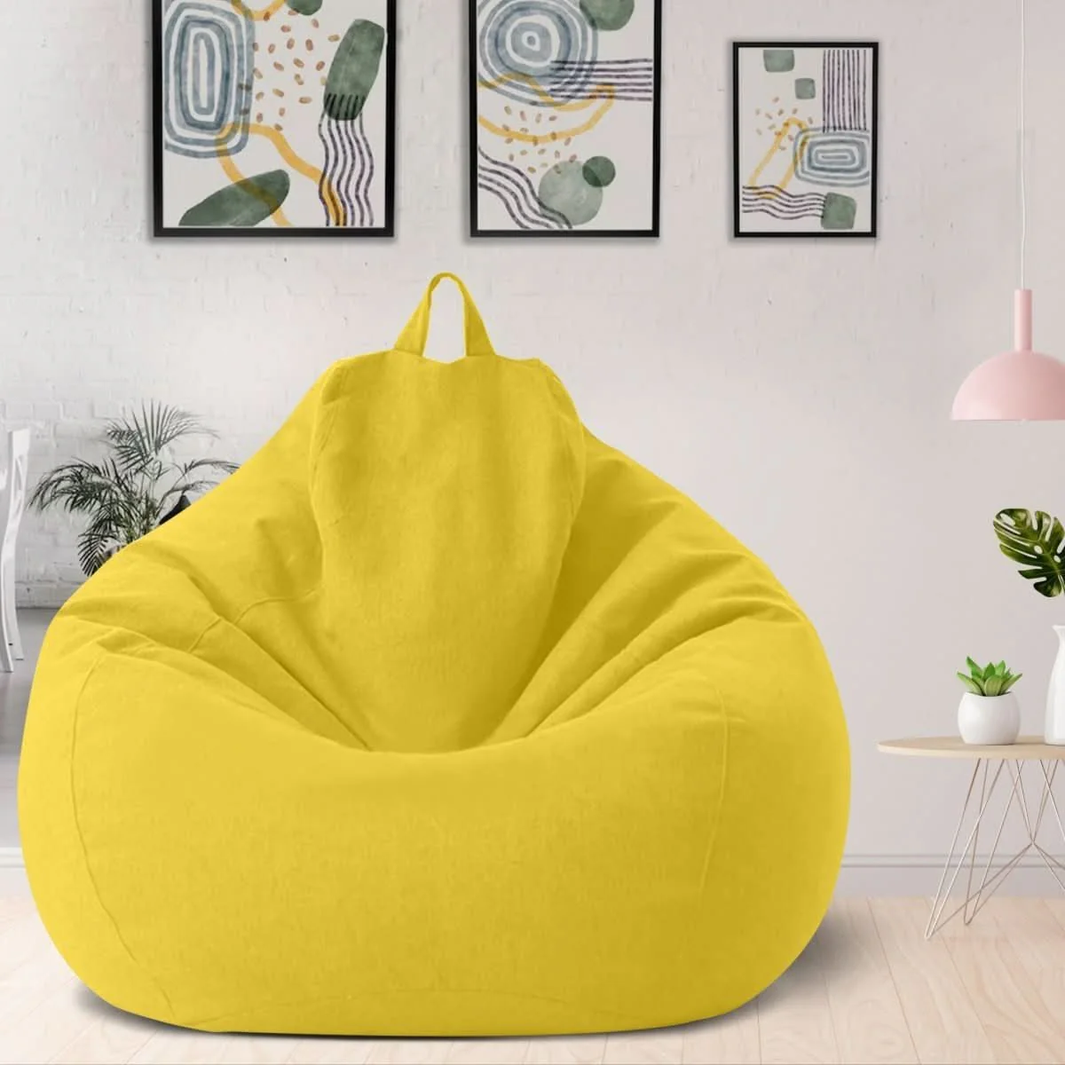 LinenLounge – Luxurious Linen Bean Bag Set with Filling - Image 17