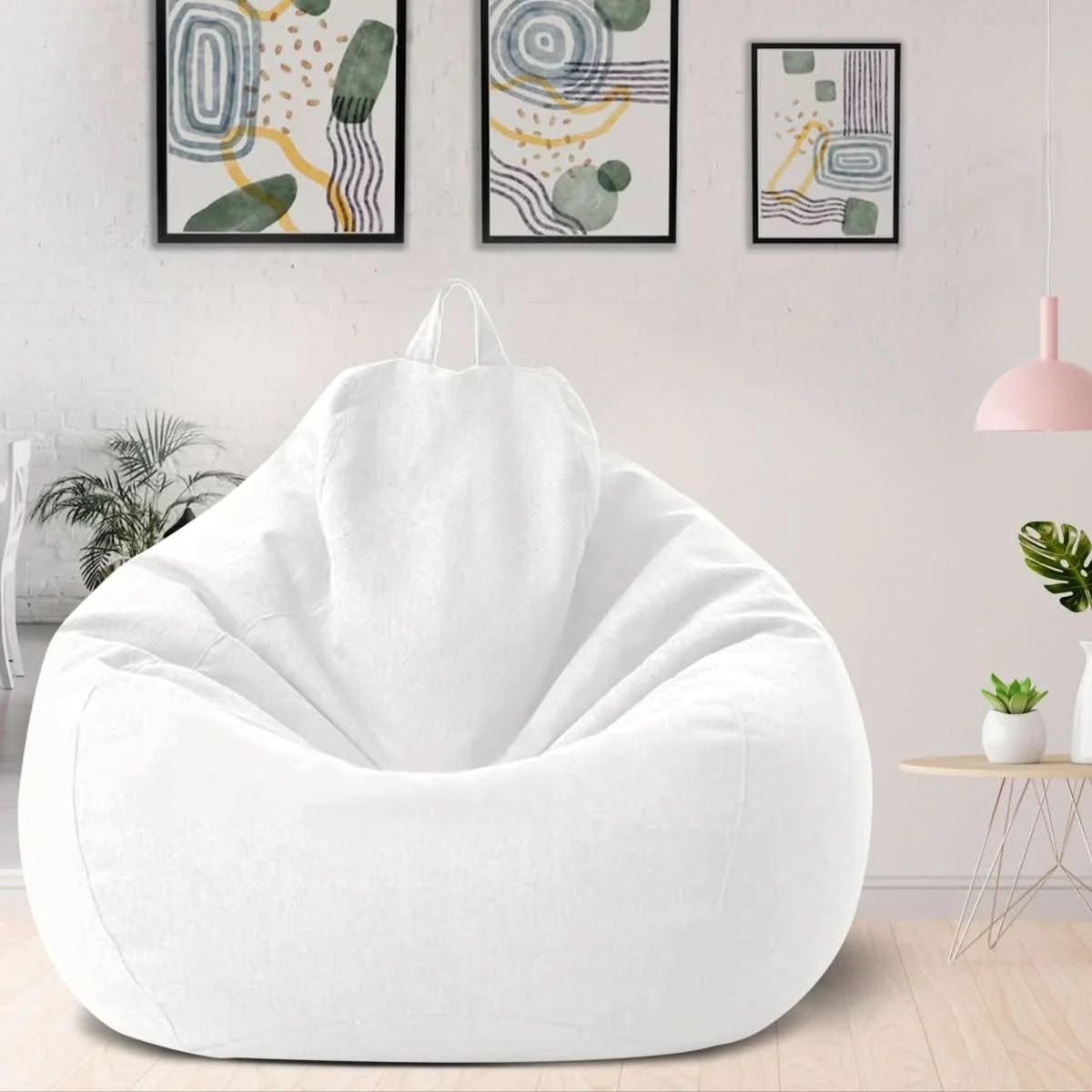 LinenLounge – Luxurious Linen Bean Bag Set with Filling - Image 21