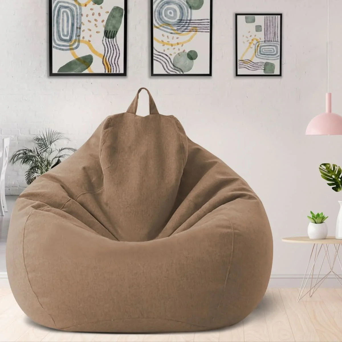 LinenLounge – Luxurious Linen Bean Bag Set with Filling - Image 22