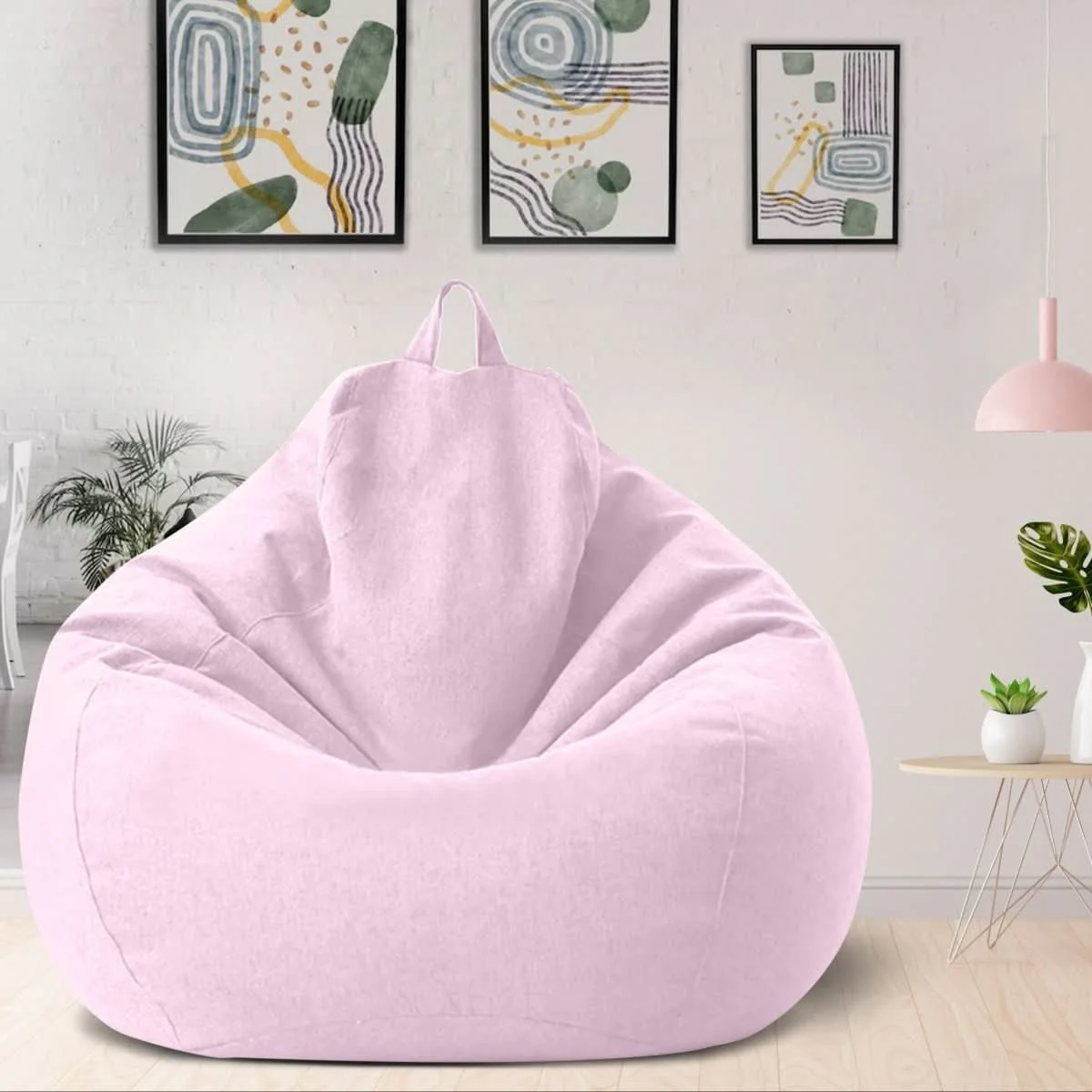 LinenLounge – Luxurious Linen Bean Bag Set with Filling - Image 23