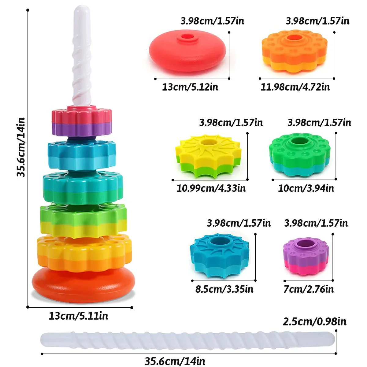 LITTLELAYER – Early learning stacking game for sorting & coordination - Image 8