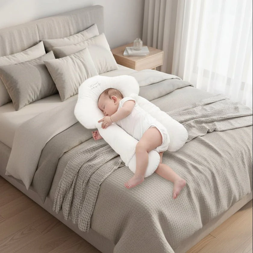 LITTLELOOM – Organic Baby Pillow for Gentle Neck Support and Peaceful Sleep
