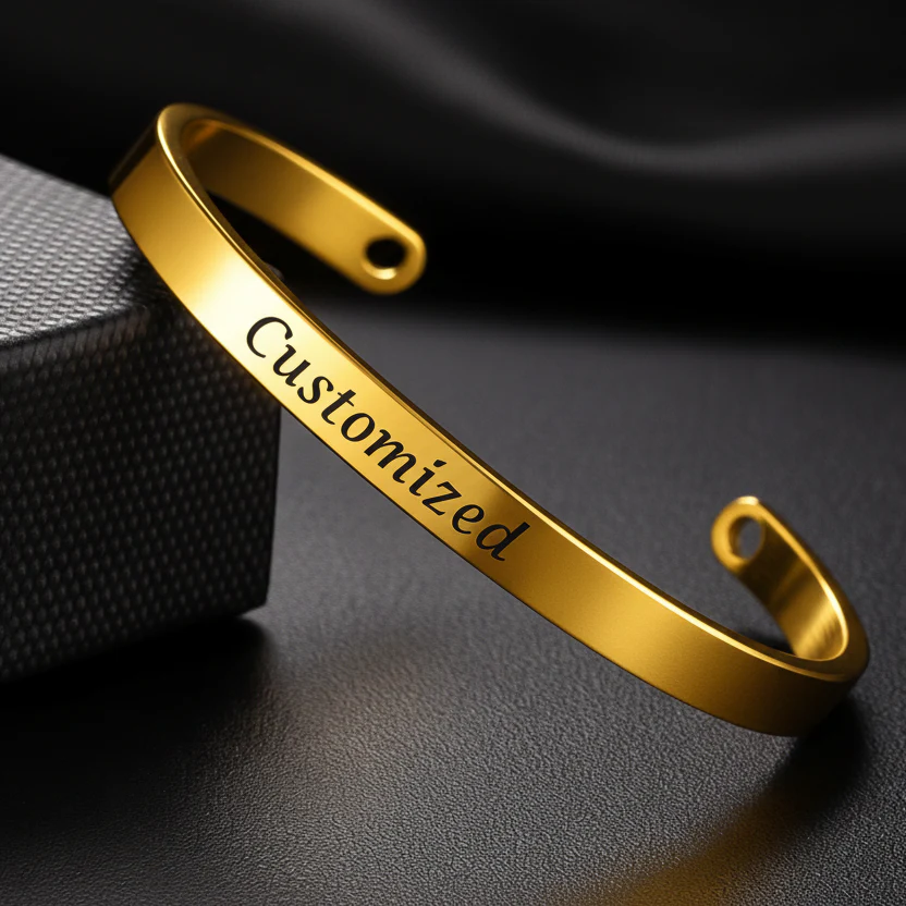 LIVAREL – Stainless Steel Bracelet with Engraving for Individual Elegance - Image 4