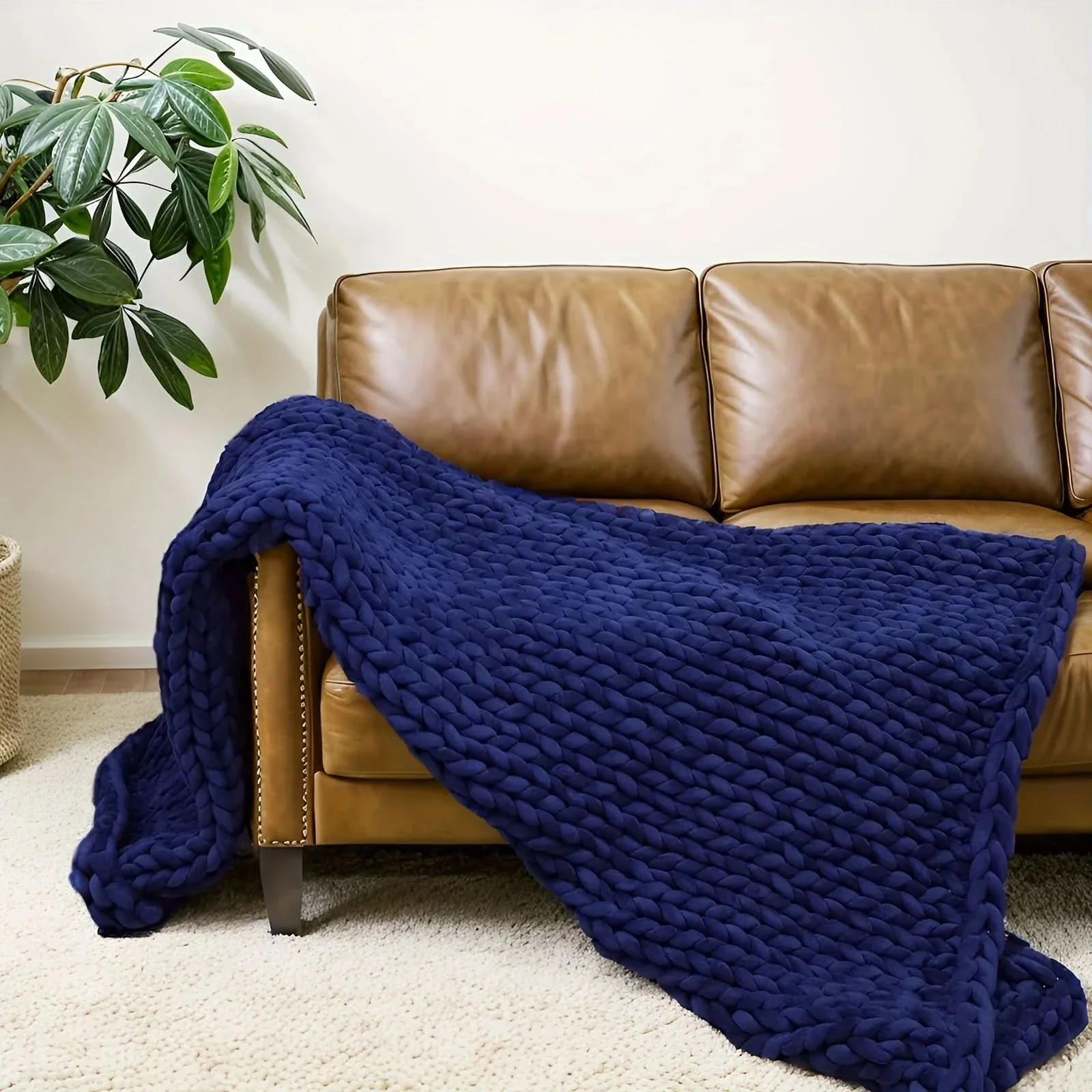 Loomora – Handmade Minky Chunky Blanket for Ultimate Comfort - Image 3