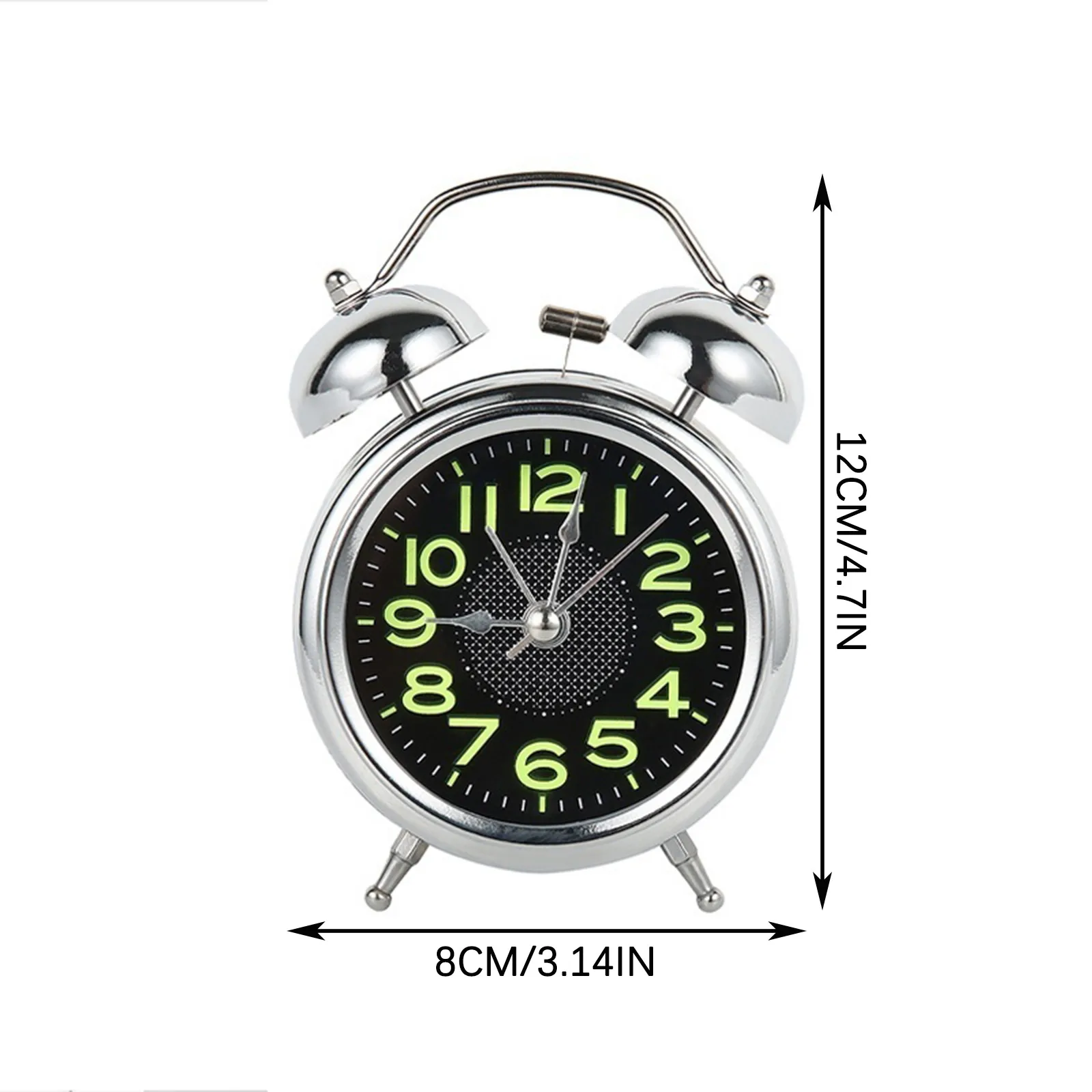 LOUDLUX – Extra loud retro double bell alarm clock for heavy sleepers - Image 6