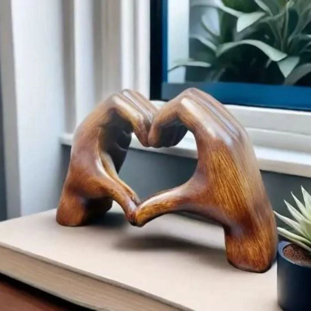 LoveSculpt Wood - Handmade wooden decorative figure for a loving home - Image 9