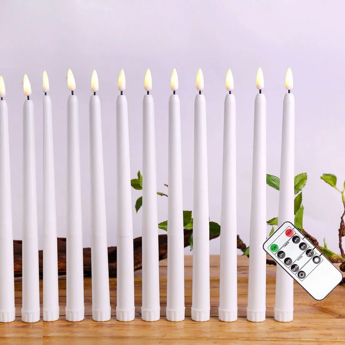 LumiCandle Standing LED Candles – Flameless Taper Candles for Stylish Decor - Image 9