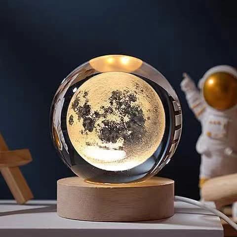 LUMICRYSTA – Elegant 3D LED night lamp with sparkling crystal shine - Image 10