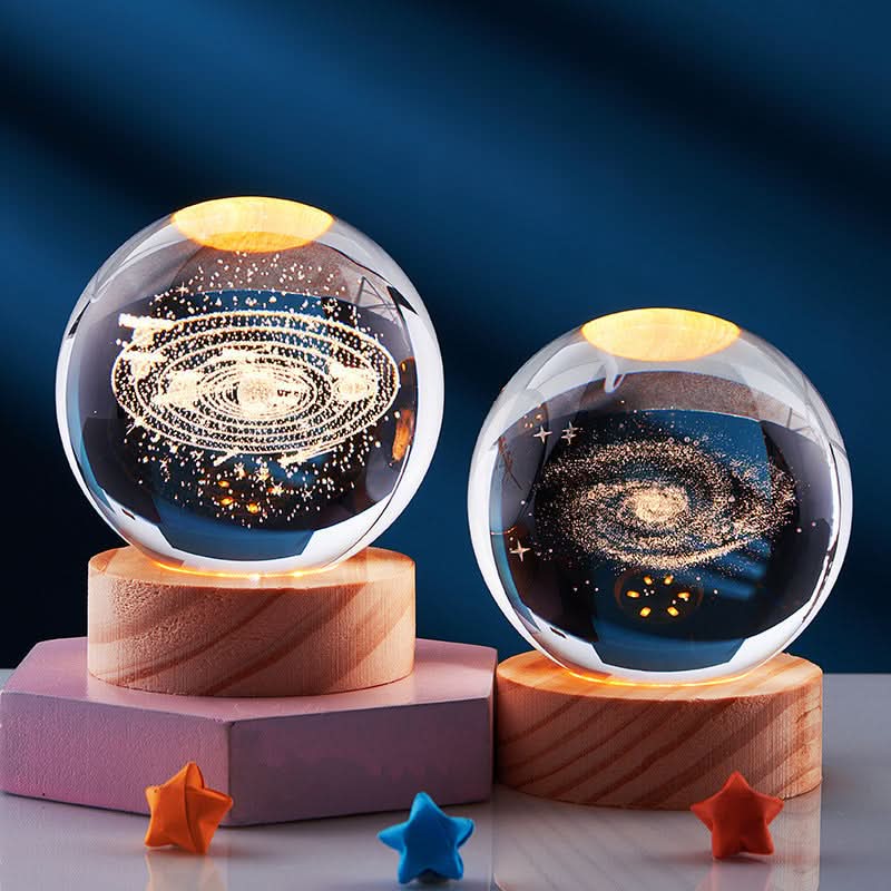 LUMICRYSTA – Elegant 3D LED night lamp with sparkling crystal shine - Image 6