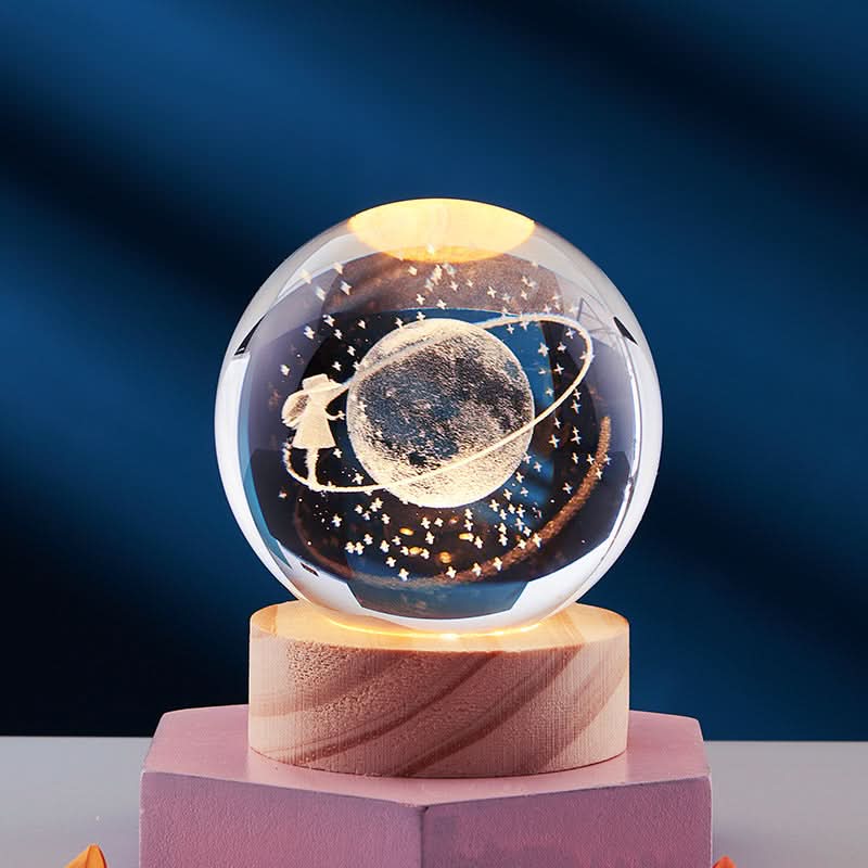 LUMICRYSTA – Elegant 3D LED night lamp with sparkling crystal shine - Image 8