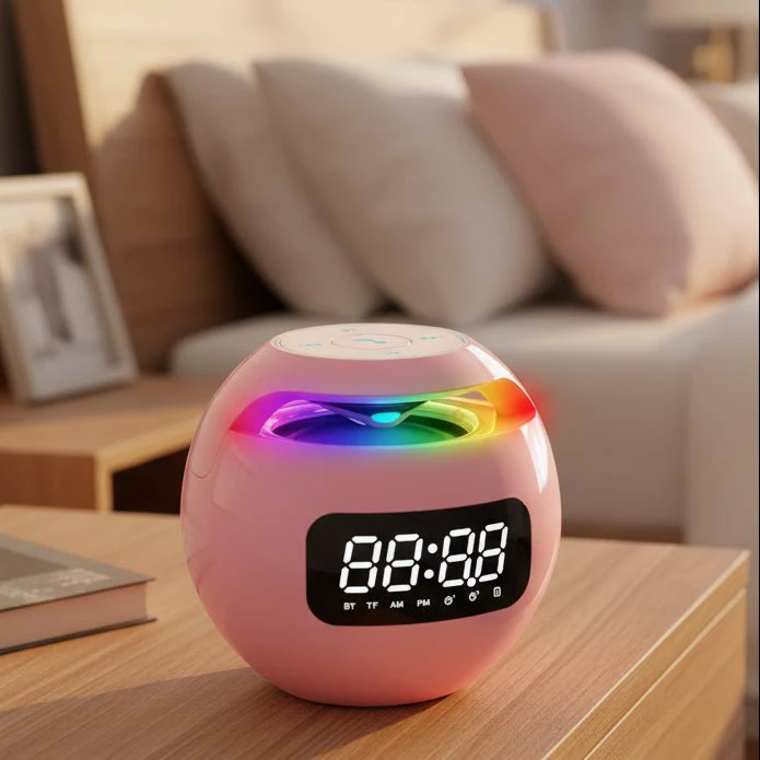 LUMICUE – Wireless Alarm Clock with Ambient Light and Clear Display