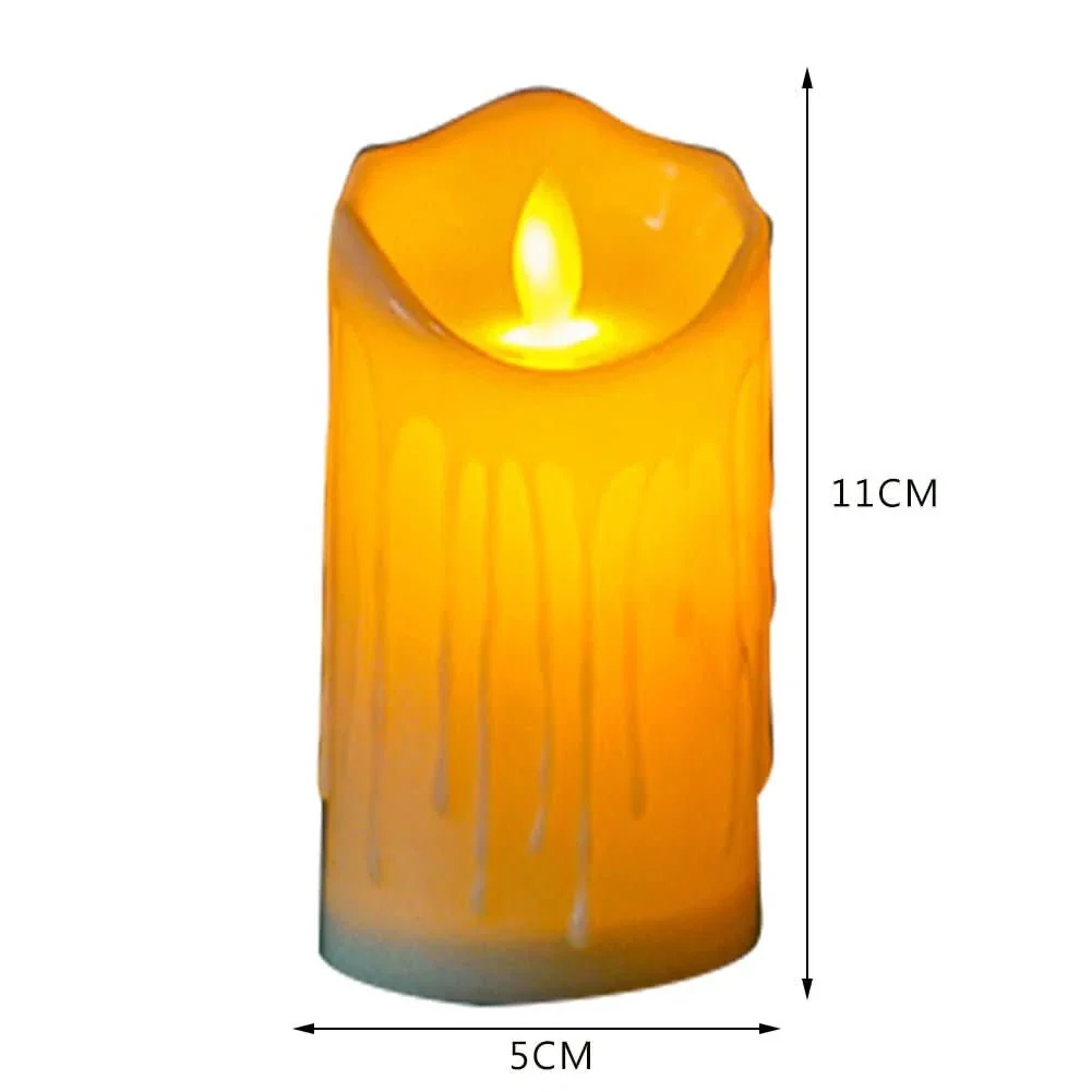 LumiFlame LED Candles – Flameless Electronic Decoration, Set in Ivory White - Image 8