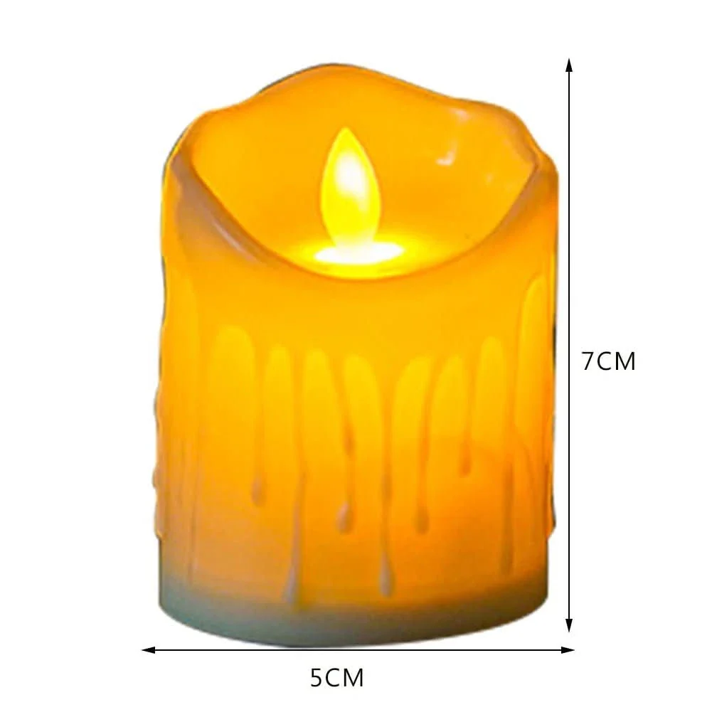 LumiFlame LED Candles – Flameless Electronic Decoration, Set in Ivory White - Image 9