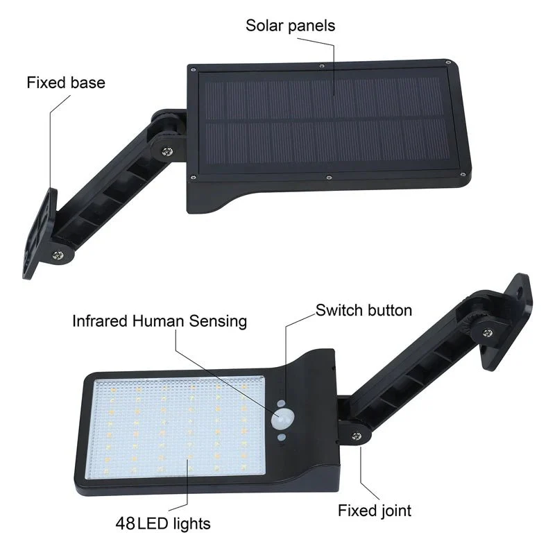 LumiGuard solar spotlight - LED outdoor light with motion sensor & remote control - Image 5