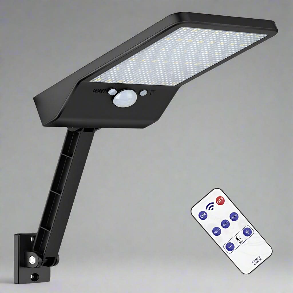 LumiGuard solar spotlight - LED outdoor light with motion sensor & remote control - Image 6