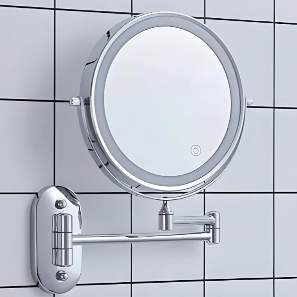 LUMIREFLEX – LED Mirror Lamp with 5x Magnification for Precise Makeup - Image 7