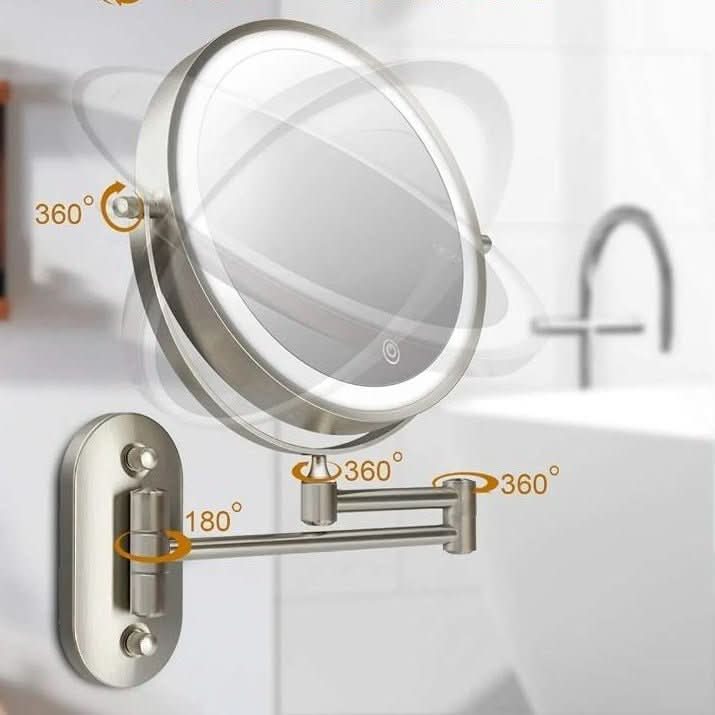 LUMIREFLEX – LED Mirror Lamp with 5x Magnification for Precise Makeup - Image 9