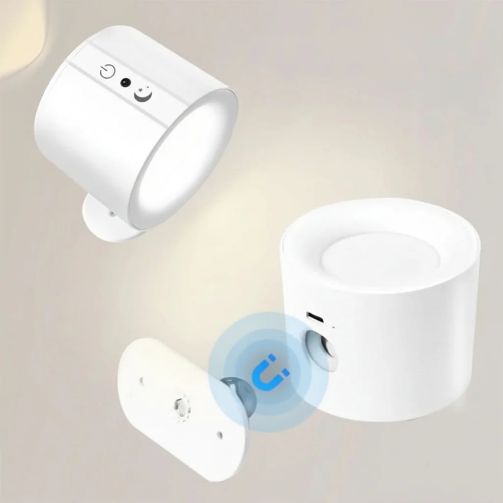 LumiSpin LED wall lamp - Dimmable & 360° rotatable for every home - Image 5