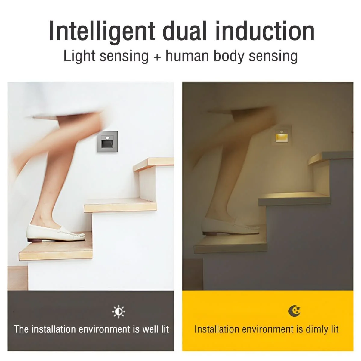 LumiStep Wall Light - LED wall light with motion sensor for more safety in the dark - Image 8