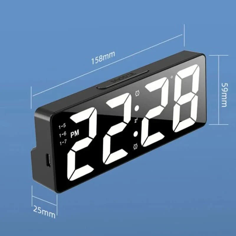 LumiTime – LED Digital Alarm Clock with Temperature Display - Image 6