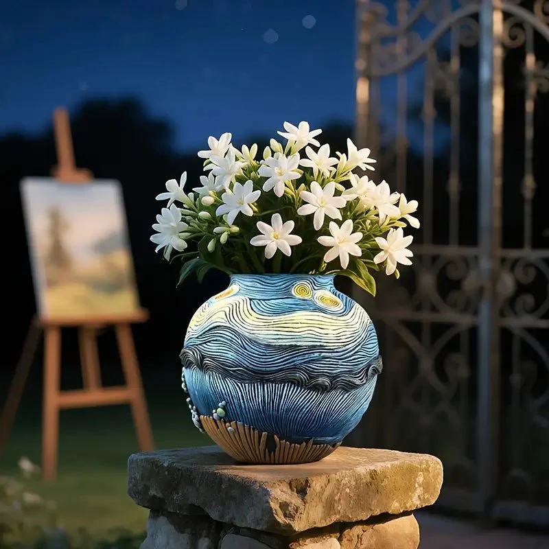 LUMIVASE - Handmade Resin Flower Vase for Creative Arrangements