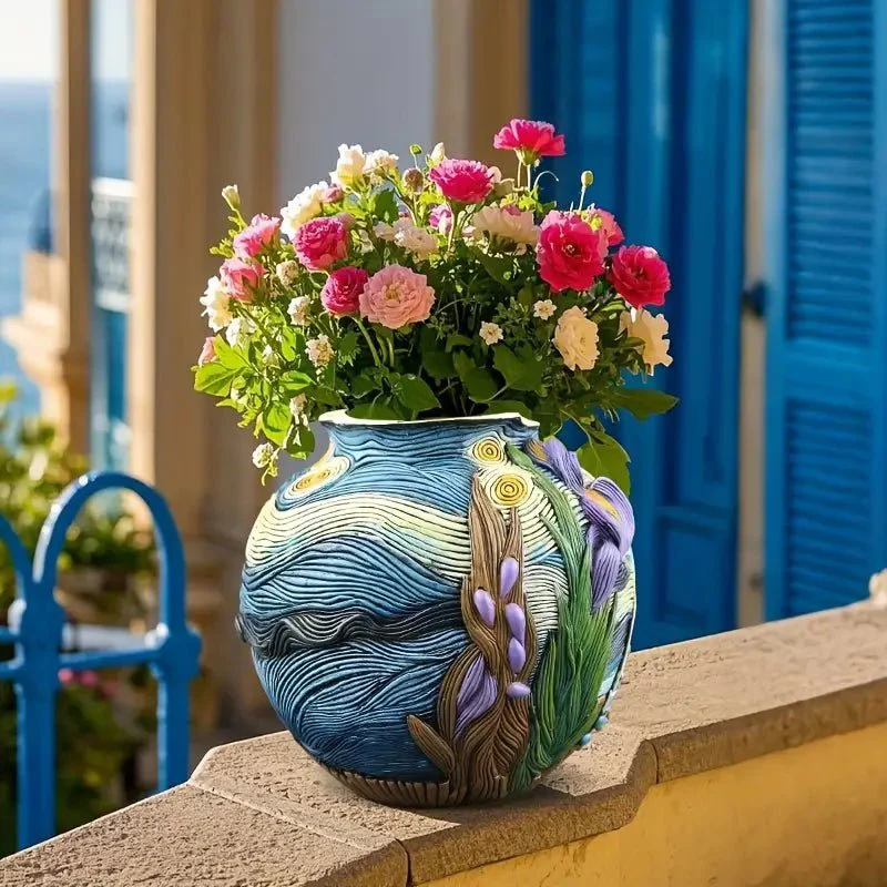 LUMIVASE - Handmade Resin Flower Vase for Creative Arrangements - Image 4