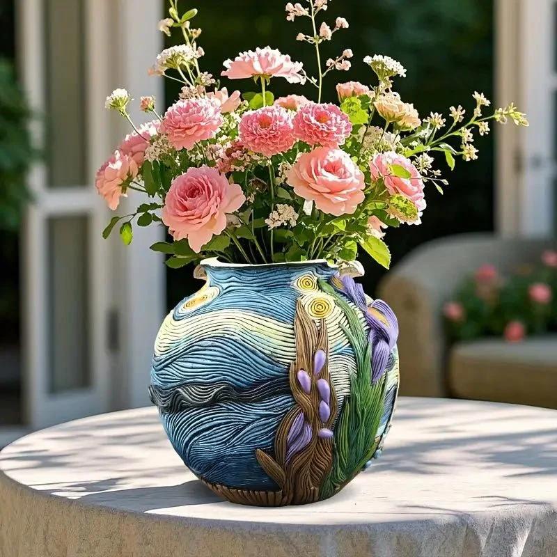 LUMIVASE - Handmade Resin Flower Vase for Creative Arrangements - Image 5