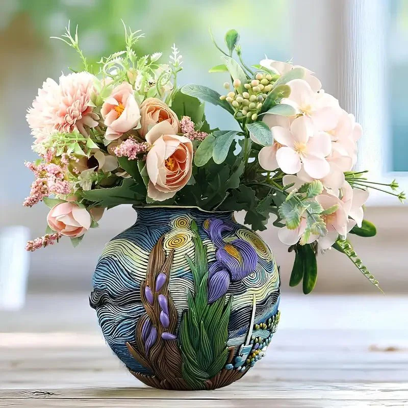 LUMIVASE - Handmade Resin Flower Vase for Creative Arrangements - Image 6