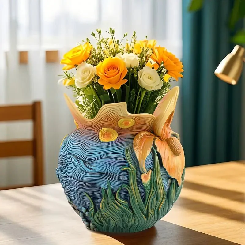LUMIVASE - Handmade Resin Flower Vase for Creative Arrangements - Image 7