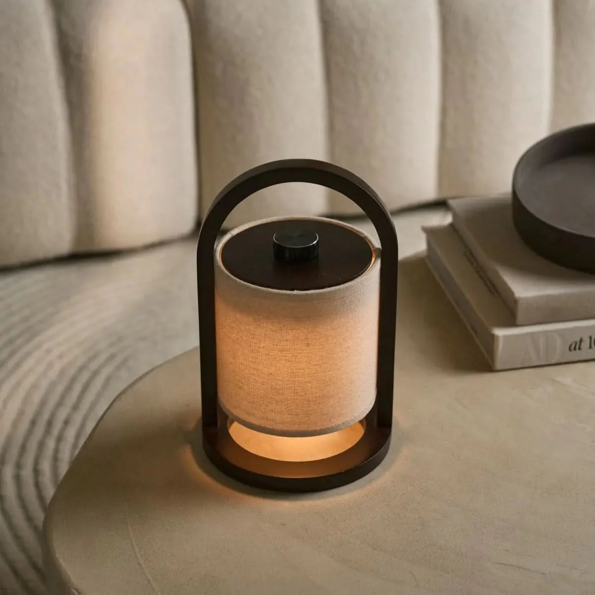 LumiWood LED table lamp - Wireless, 3 light modes & rechargeable battery up to 100 hours - Image 3