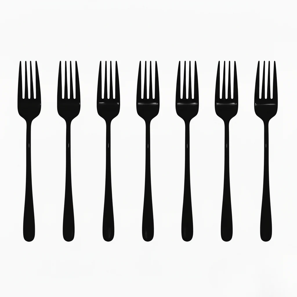 Lustora – Noble dining fork with robust, shiny coating - Image 12