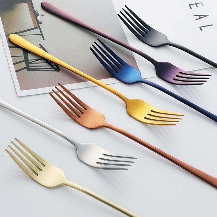 Lustora – Noble dining fork with robust, shiny coating - Image 4