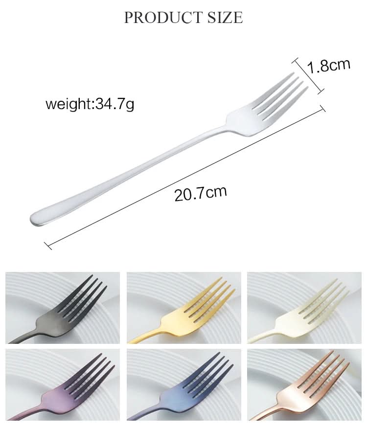 Lustora – Noble dining fork with robust, shiny coating - Image 6