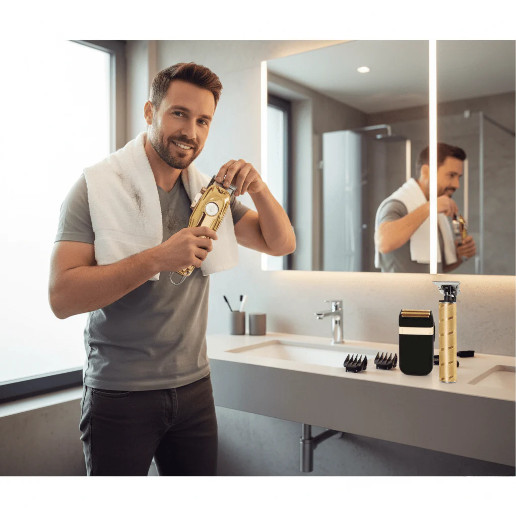 LuxCut – Cordless Hair Clipper with LED Display for Precise Styling - Image 2
