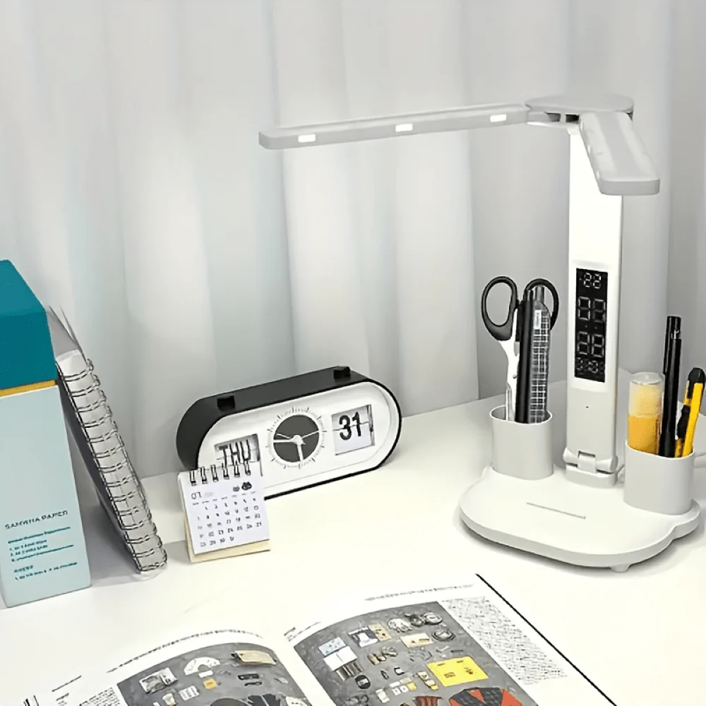 LUXDESK – Versatile Dual-Head LED Desk Lamp with Touch Control and USB Power Supply - Image 4