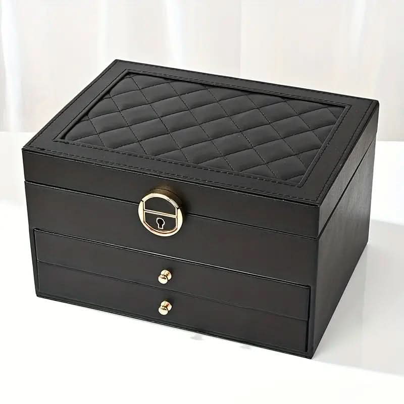 LUXE JEWEL - Elegant leather jewellery box for stylish storage - Image 4