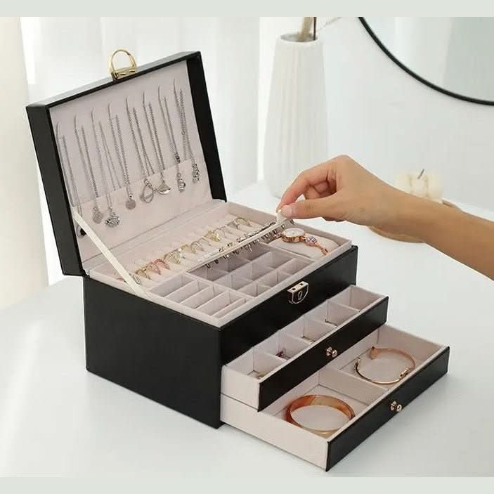 LUXE JEWEL - Elegant leather jewellery box for stylish storage - Image 9