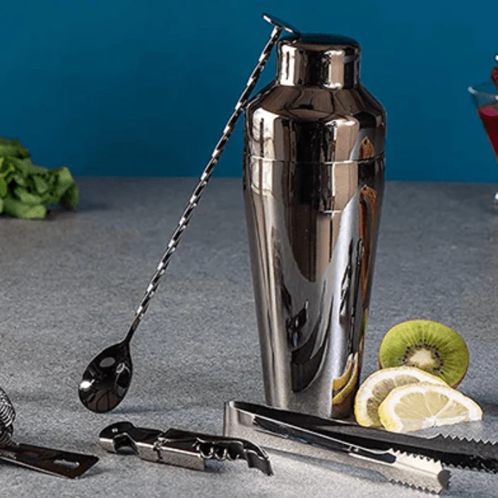 LUXMIX BARSET - 10-piece stainless steel cocktail set for stylish drinks - Image 4