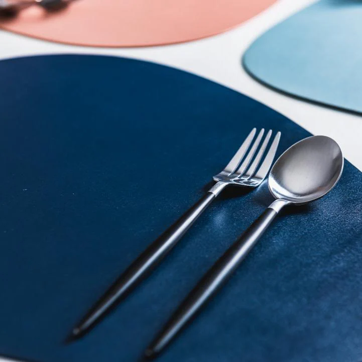LUXPLACER – Heat-Resistant PU Leather Placemat for Clean & Stylish Dining - Image 5