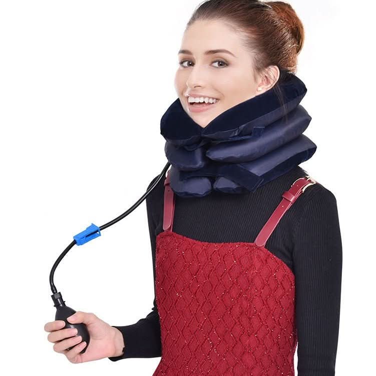 Luxury Neck Air Cushion - Luxury inflatable neck support for pain relief & posture correction - Image 6
