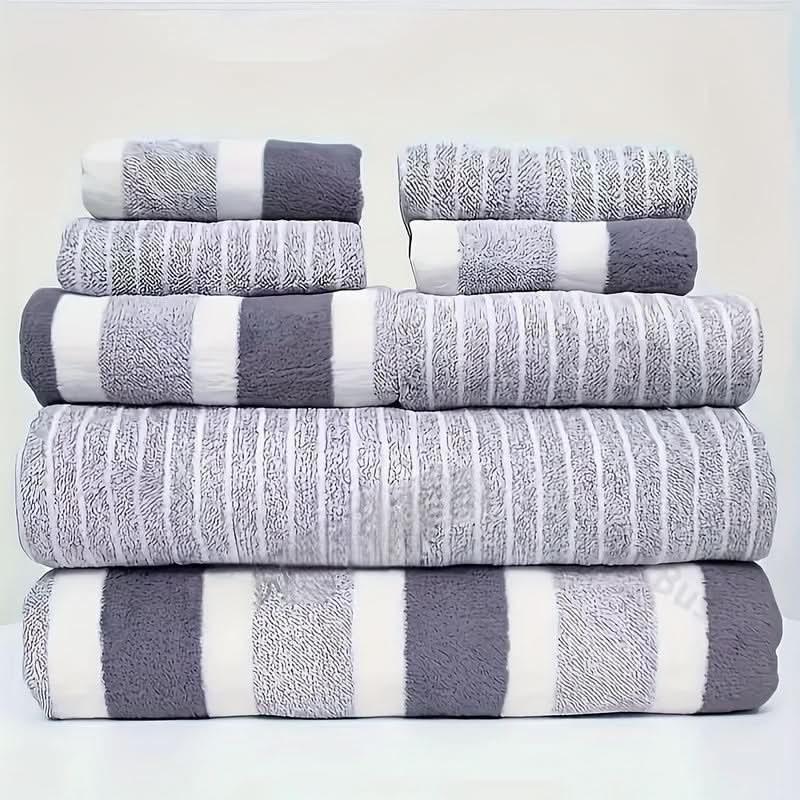 Luxury coral bath towel set - Ultra soft & absorbent for ultimate comfort - Image 12