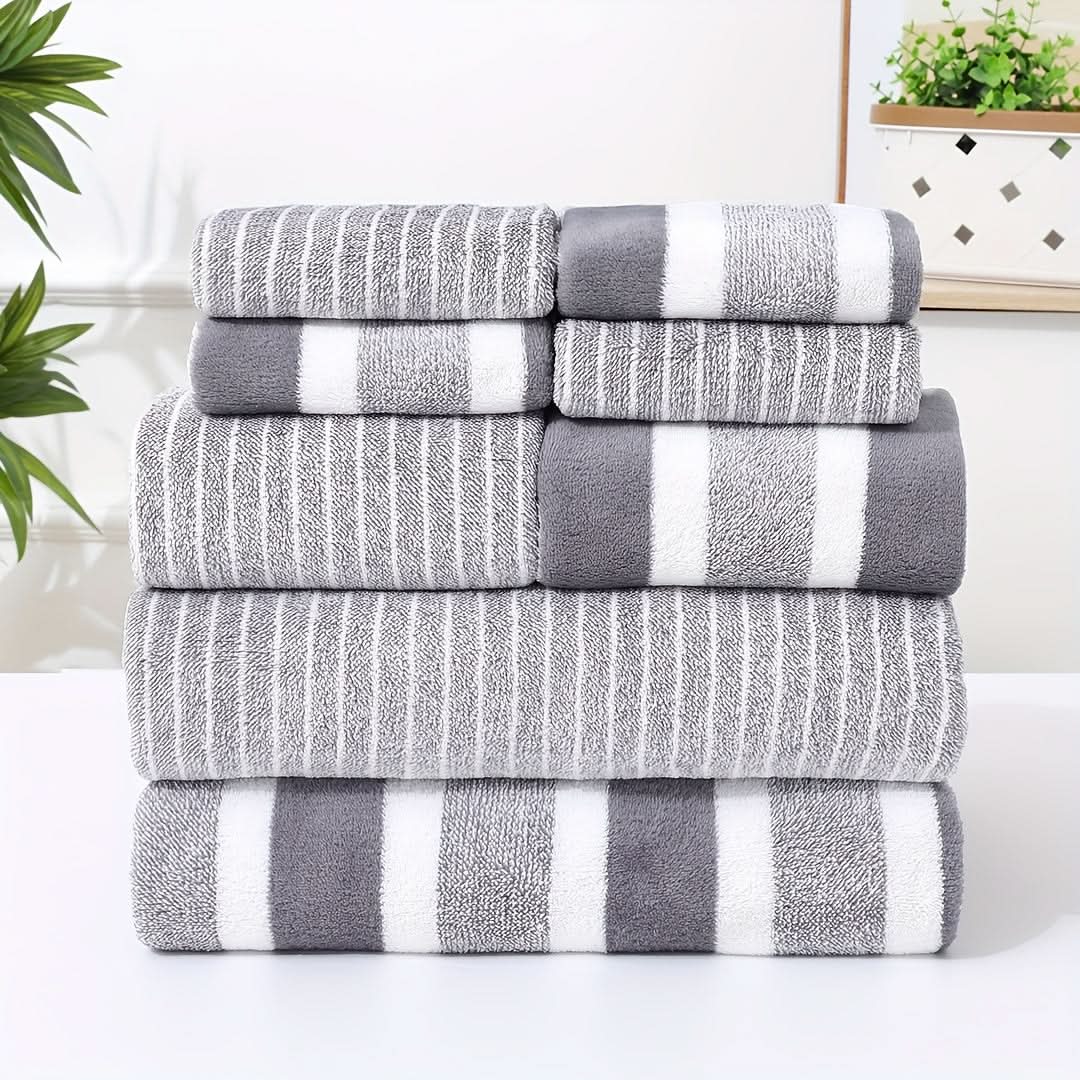 Luxury coral bath towel set - Ultra soft & absorbent for ultimate comfort - Image 3