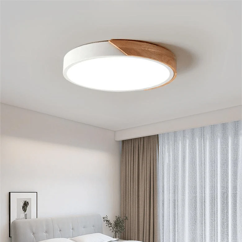 MACAROON LIGHT - Nordic LED ceiling light made of wood for a cosy living ambience - Image 3