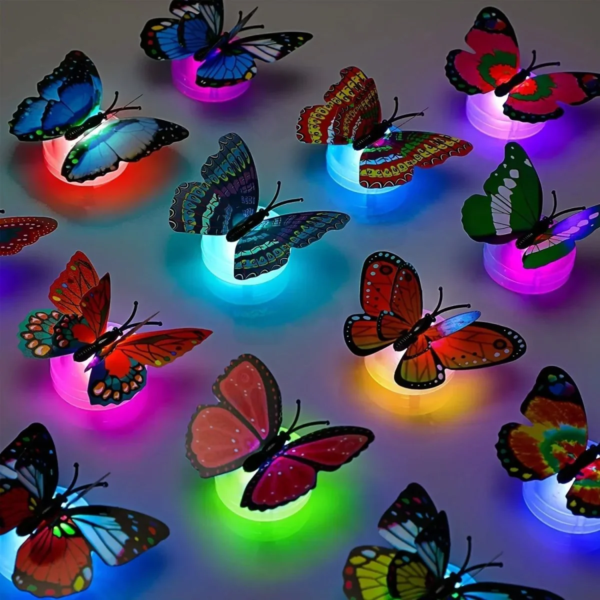 MAGICFLUTTER – 3D LED Butterfly Wall Sticker for Magical Night Lighting - Image 6